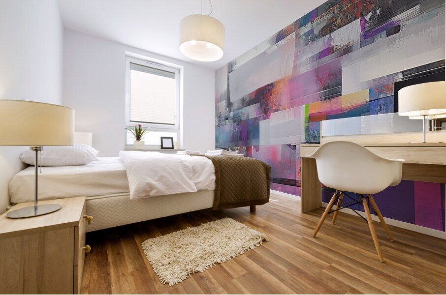 Chromatic Interference 7H3N2P 58 Mural print