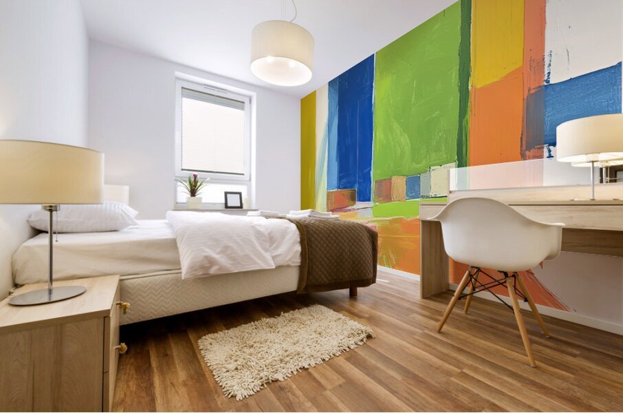 Chromatic Interiors 7P3H9N 57 Mural print