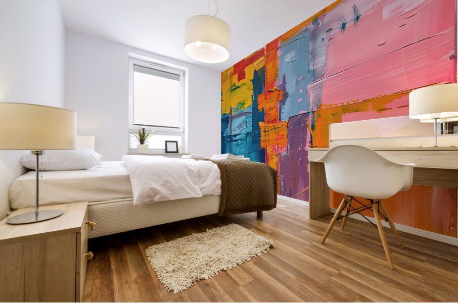 Chromatic Interplay 529HJ 47 Mural print