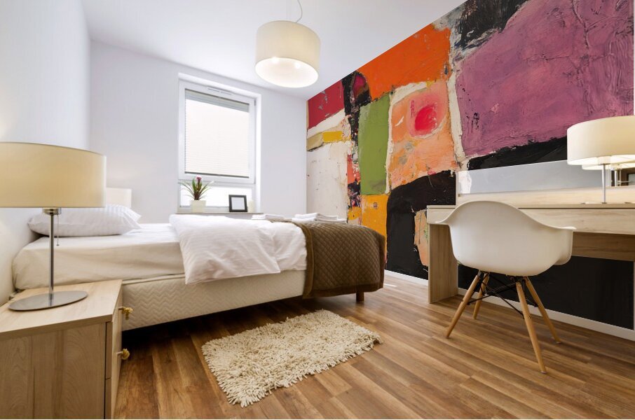 Chromatic Interplay 7H9N2P 58 Mural print