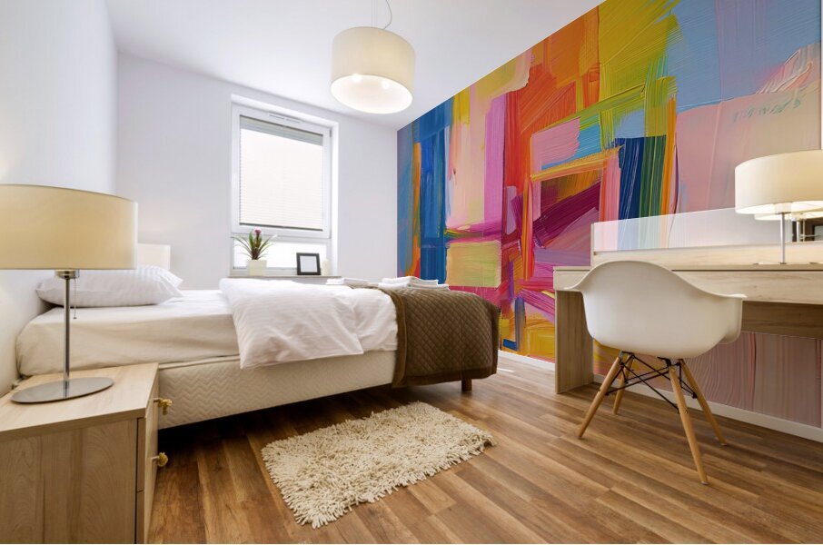 Chromatic Interplay H9P4N2 58 Mural print