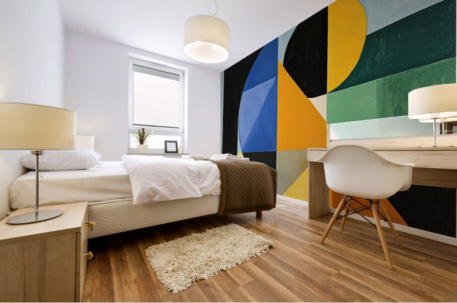 Chromatic Interplay Y29H7N 60 Mural print