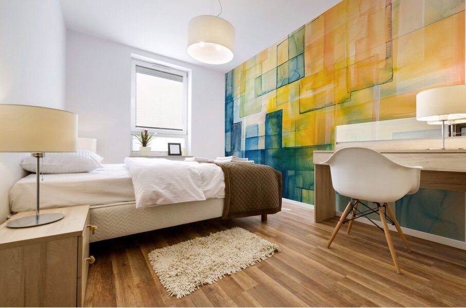 Chromatic Interplay Y59H2N 58 Mural print