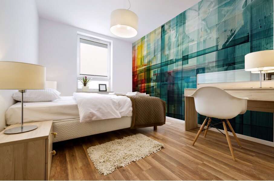 Chromatic Intersections 7P39N 51 Mural print