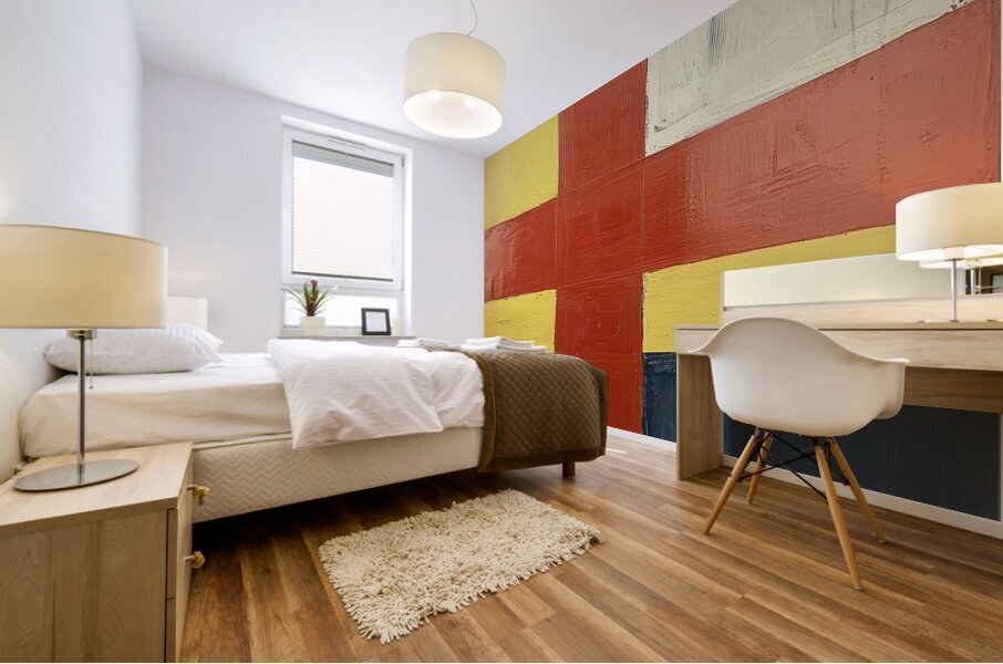 Chromatic Intersection H3N5B2 50 Mural print