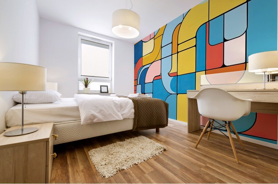 Chromatic Junction 48H9P2 65 Mural print