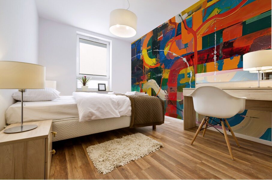 Chromatic Junction H92P3Z 58 Mural print
