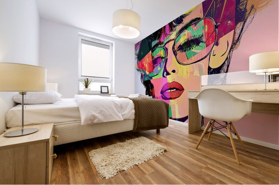 Chromatic Muse 2P9H3N 55 Mural print