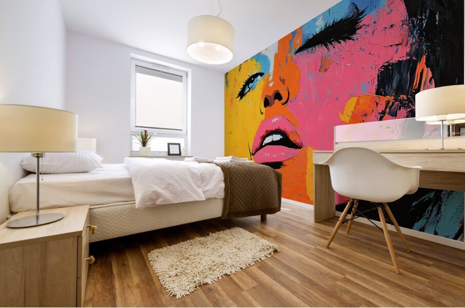 Chromatic Muse K82P3N 58 Mural print