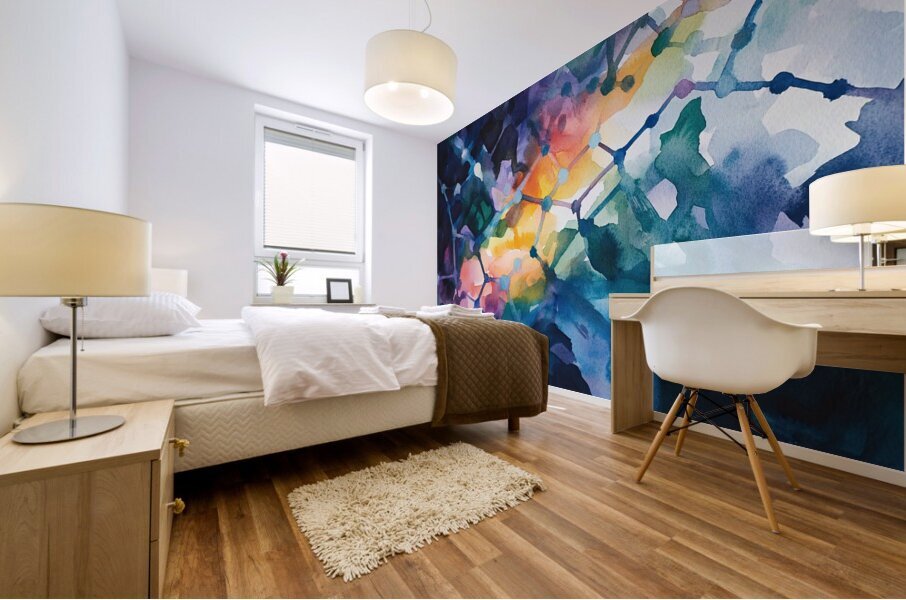 Chromatic Nexus Y92H7N 58 Mural print