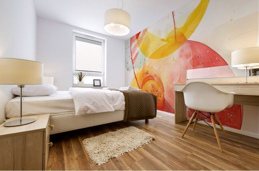 Chromatic Orbs NZ9P2H 47 Mural print