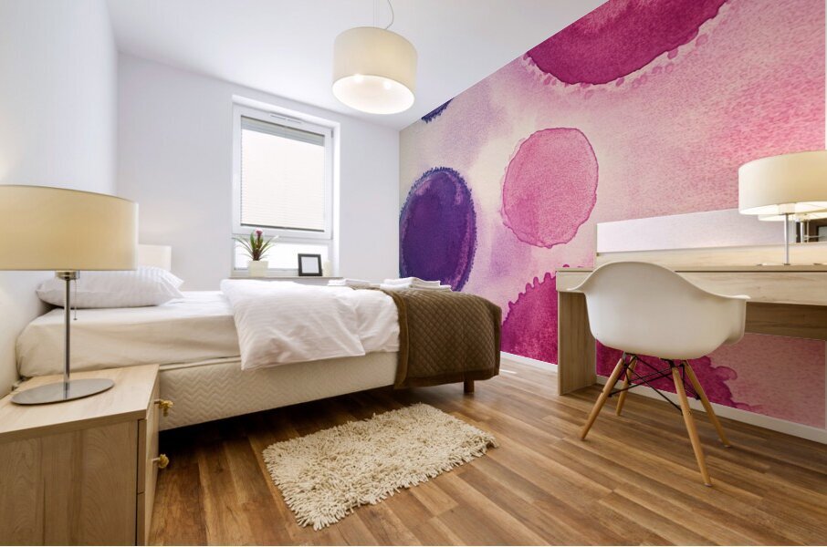 Chromatic Orbs NZ92P3 45 Mural print