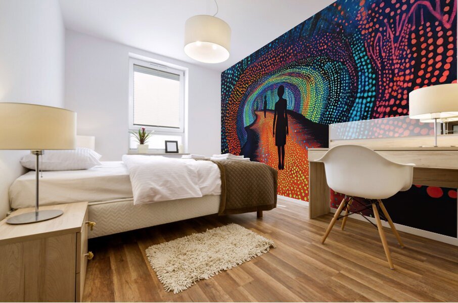 Chromatic Passage N2Z8HG 58 Mural print