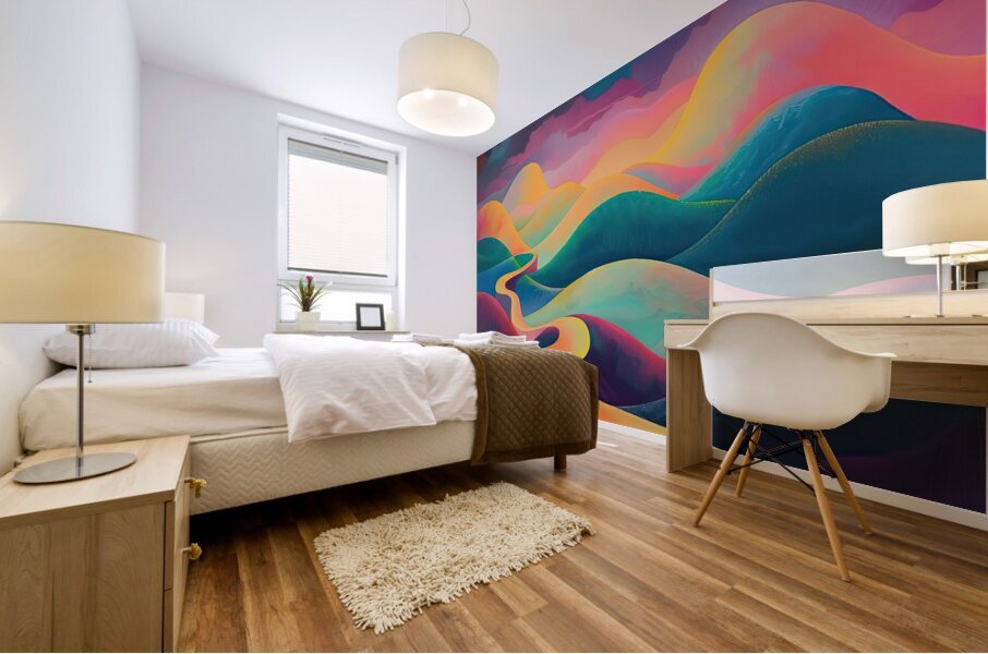 Chromatic Passage ZX49N7 55 Mural print