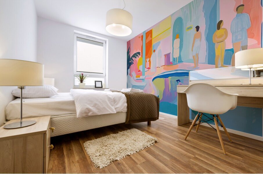Chromatic Poolside 78HNP2 52 Mural print