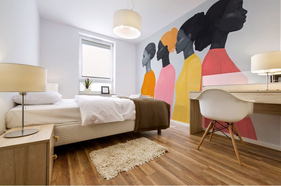 Chromatic Procession J9P4H2 55 Mural print