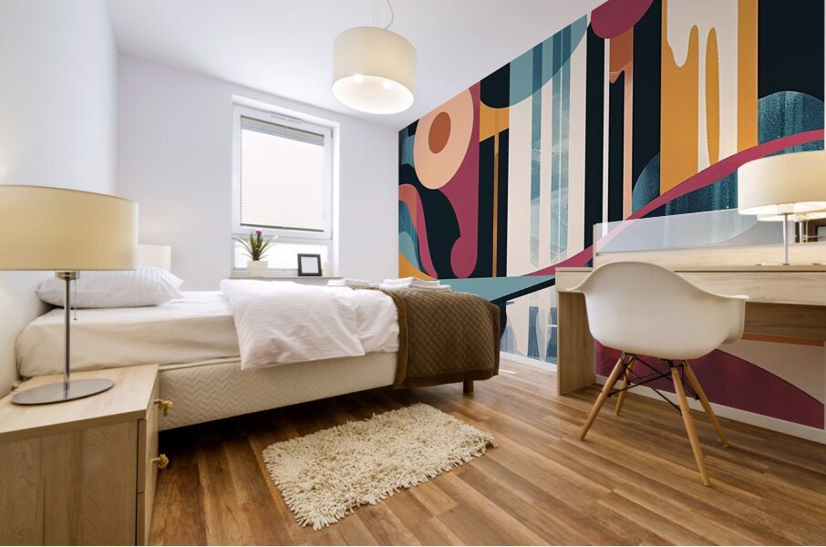 Chromatic Rhapsody 29H3N4 52 Mural print