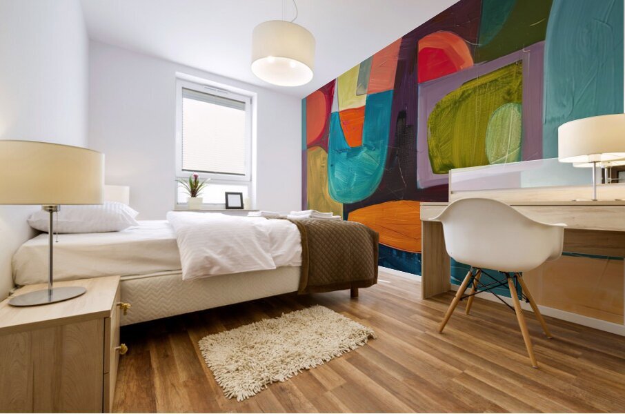 Chromatic Rhapsody 29H7N4 56 Mural print