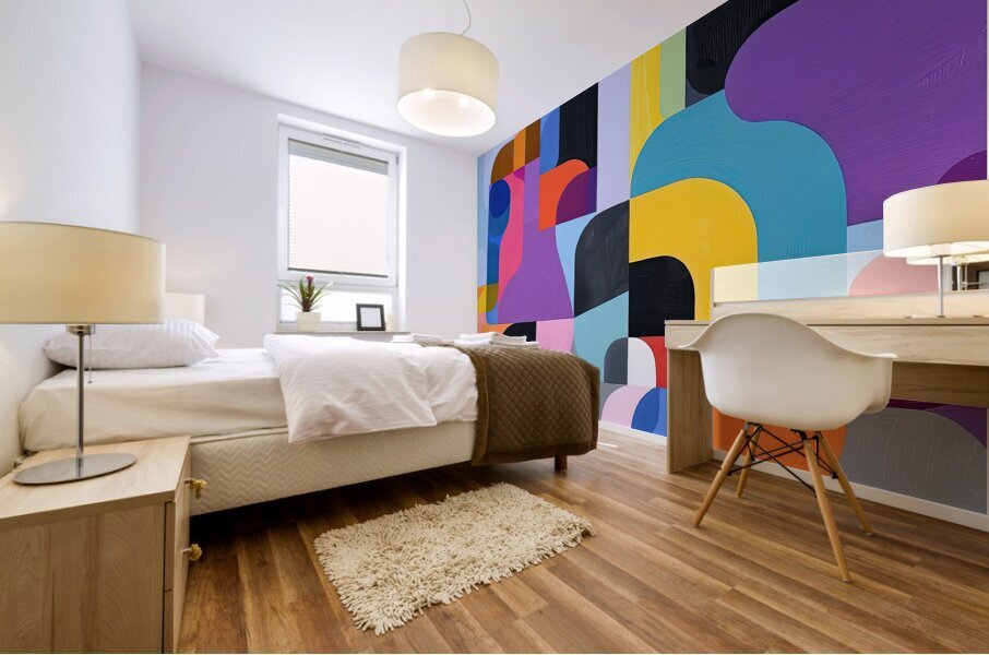 Chromatic Rhapsody 42B9HJ 55 Mural print