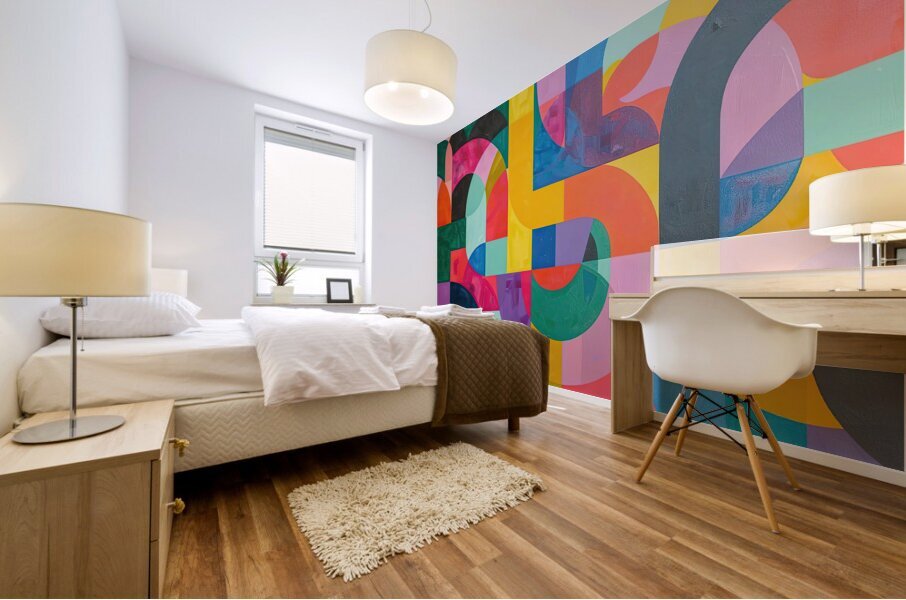 Chromatic Rhapsody 4J2N3Z 55 Mural print