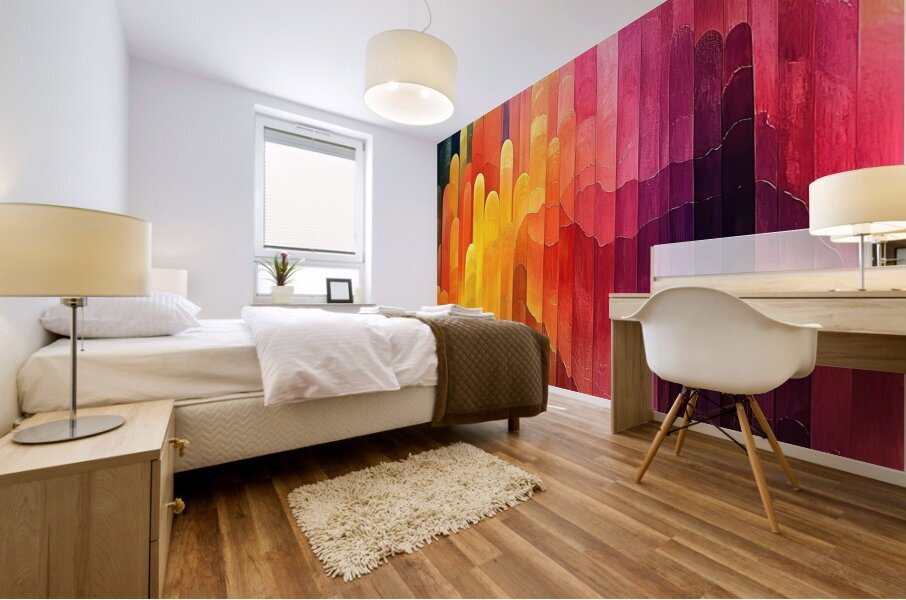 Chromatic Rhapsody 78H9N2 57 Mural print