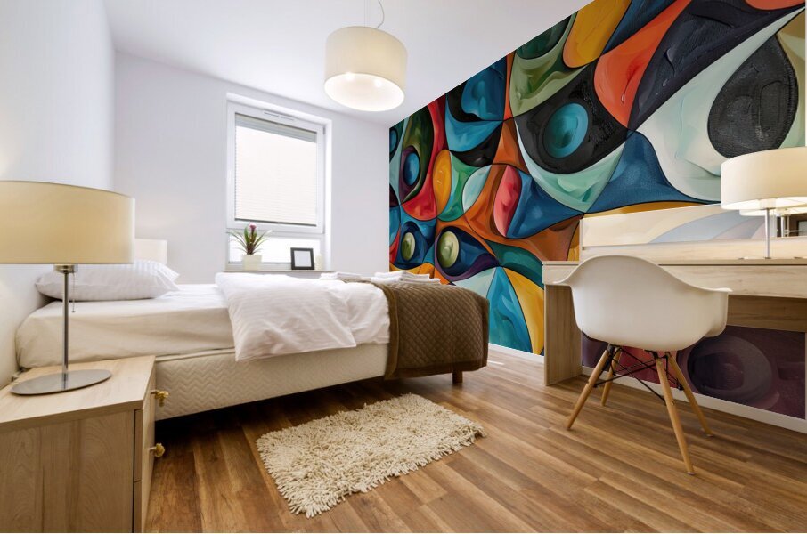 Chromatic Rhapsody 79B2D3 59 Mural print