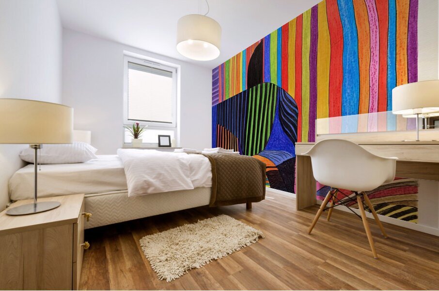 Chromatic Rhapsody 7H3N2P 63 Mural print