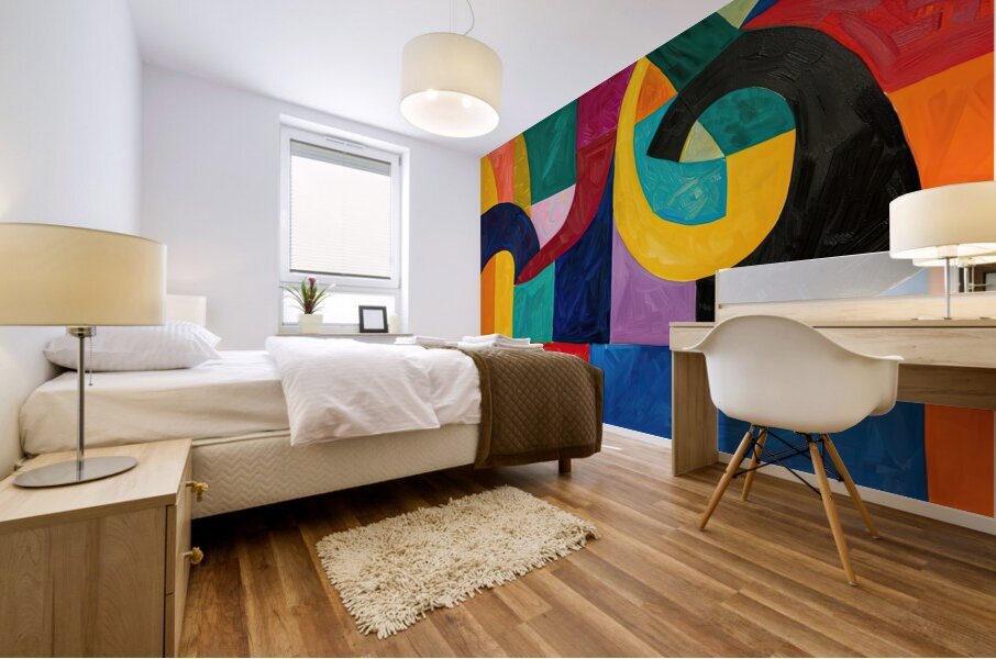 Chromatic Rhapsody H3N2P9 57 Mural print