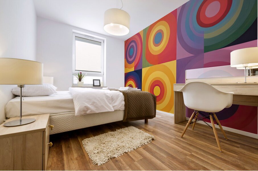 Chromatic Rhythms 293HND 57 Mural print