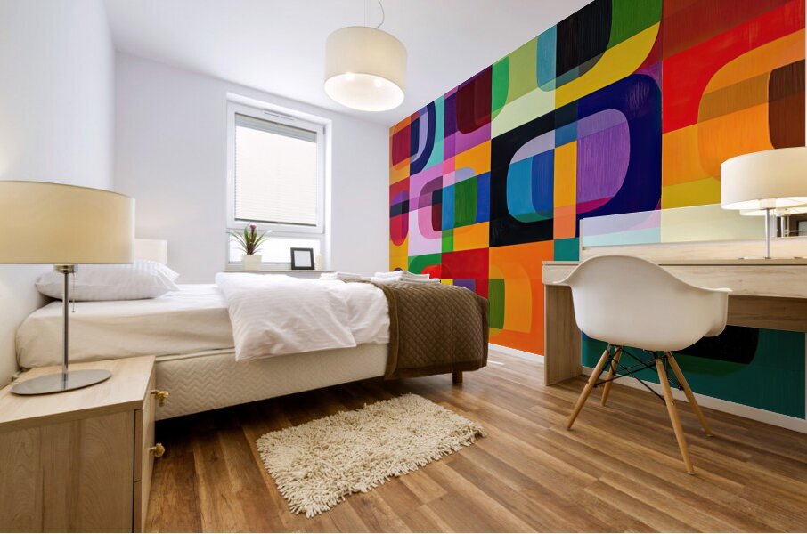 Chromatic Rhythms 4892Z 57 Mural print