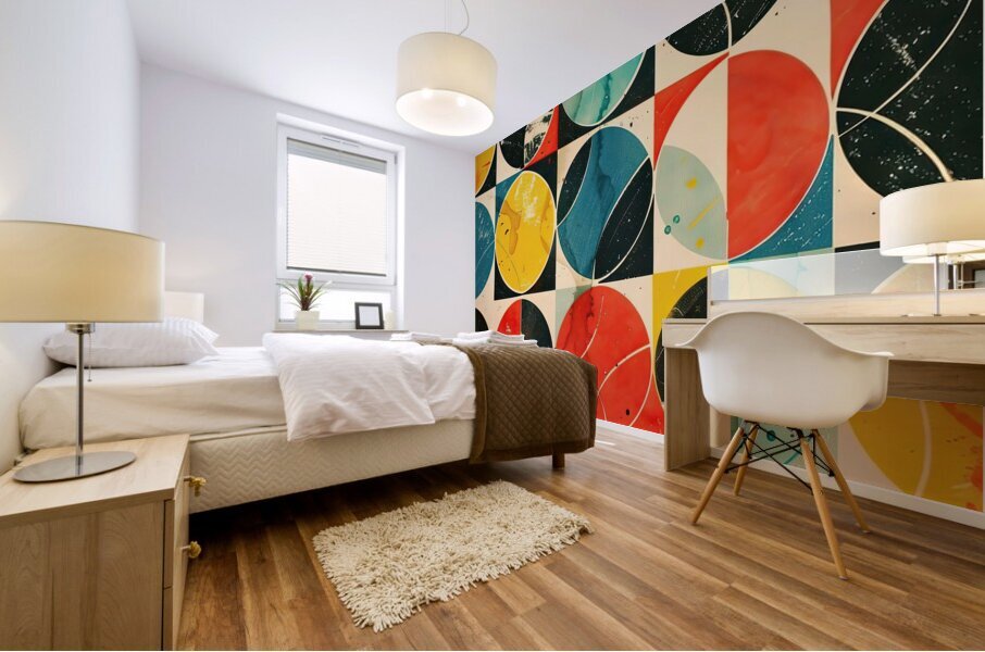Chromatic Rhythms 4J2N8P 49 Mural print
