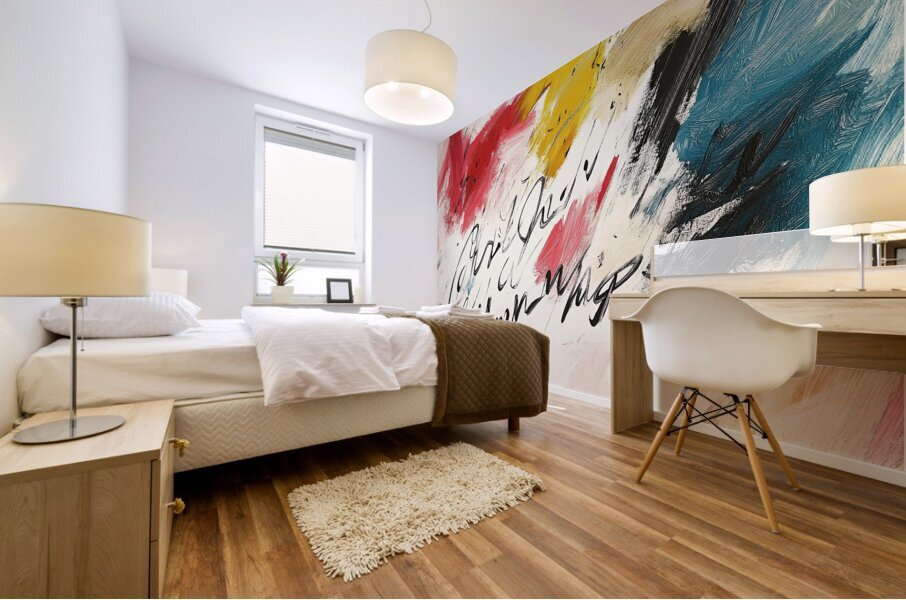 Chromatic Scripts Y59H2N 62 Mural print