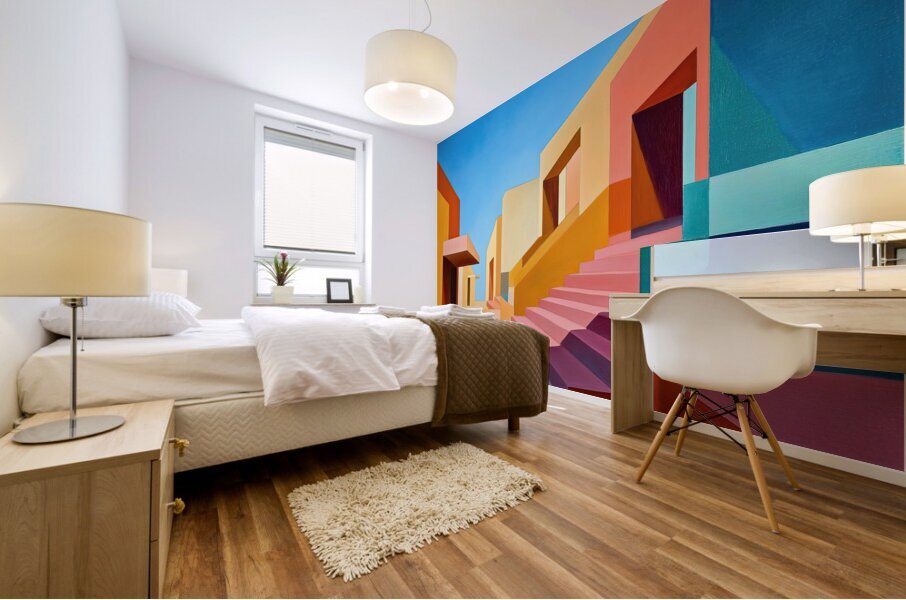 Chromatic Structures 7P3H2N 65 Mural print