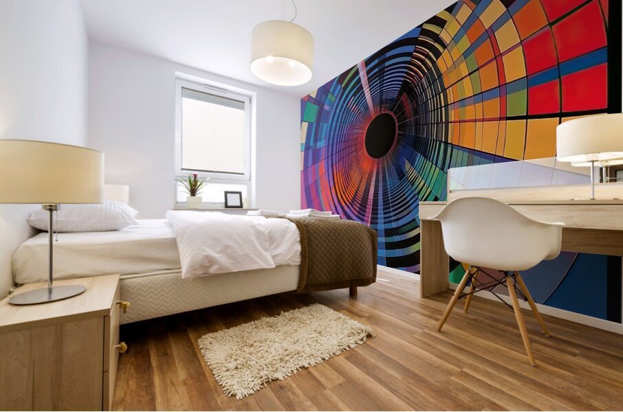 Chromatic Vortex 42HK9P 67 Mural print