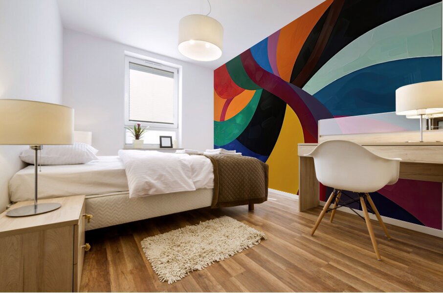 Chromatic Vortex 7294HB 48 Mural print