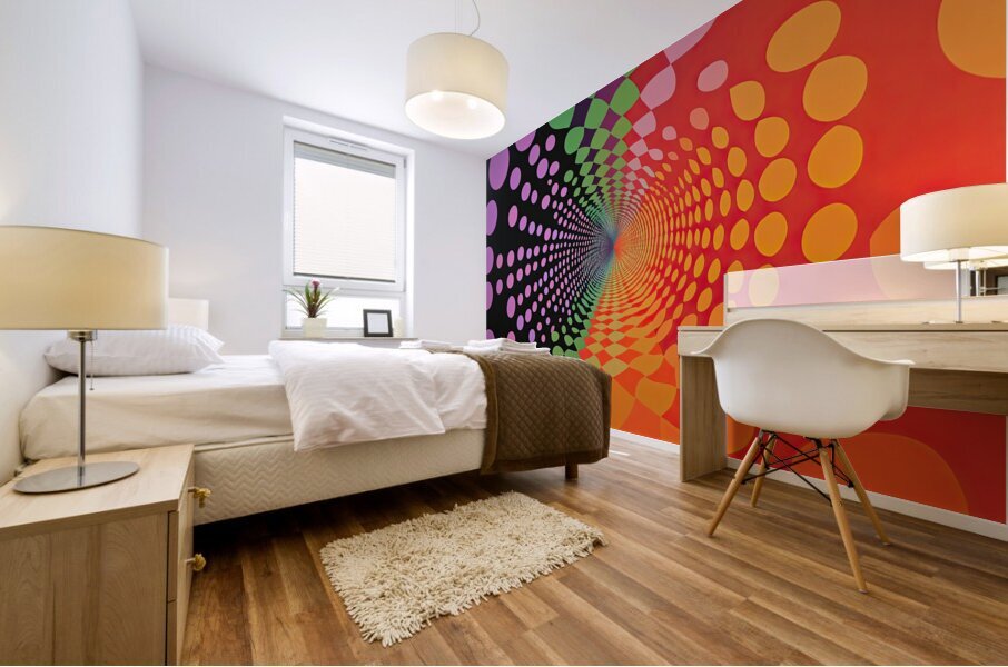 Chromatic Vortex 79B2N5 60 Mural print