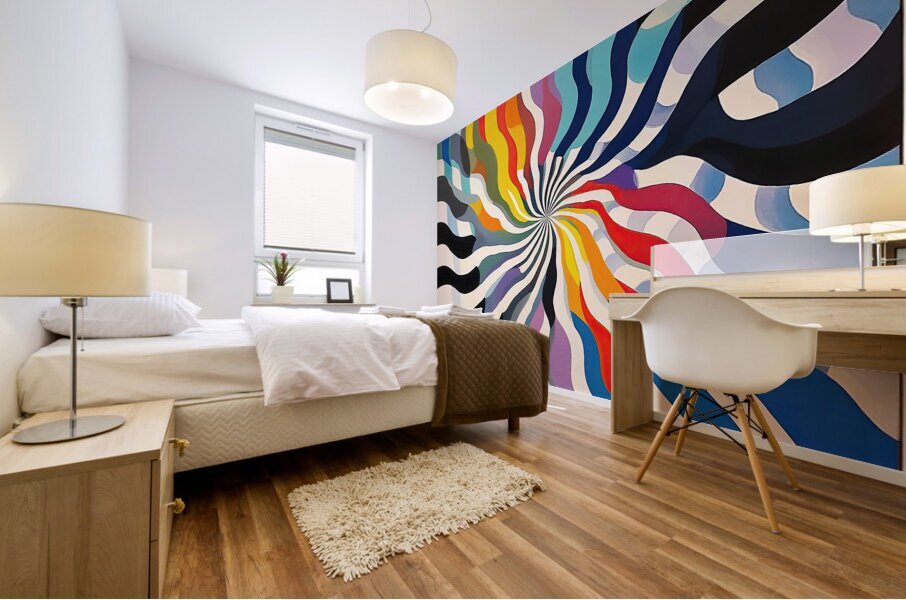 Chromatic Vortex K82H9N 48 Mural print