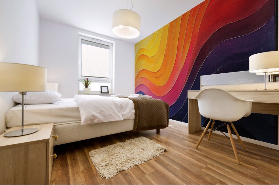 Chromatic Waves 79HBNJ 63 Mural print