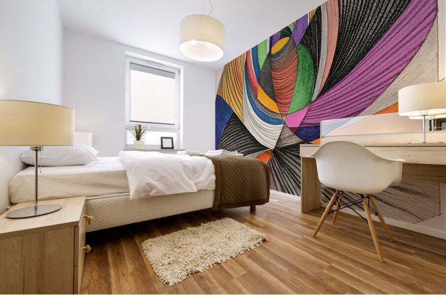 Chromic Vortex 4J9D3P 57 Mural print