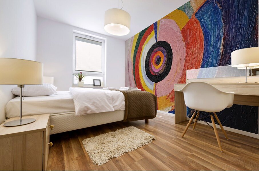 Circular Chromatic Study 2P9H7N 52 Mural print