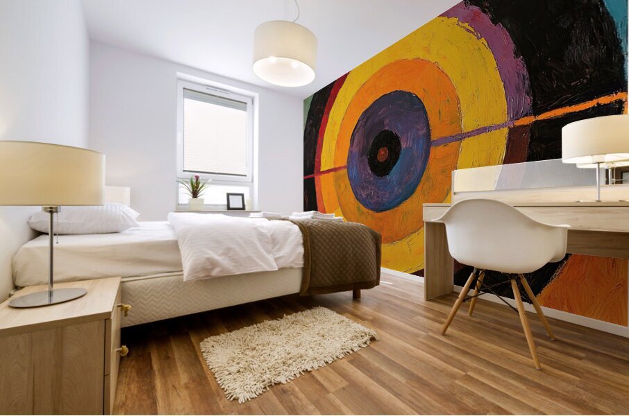 Circular Chromatic Study 239DJC 48 Mural print