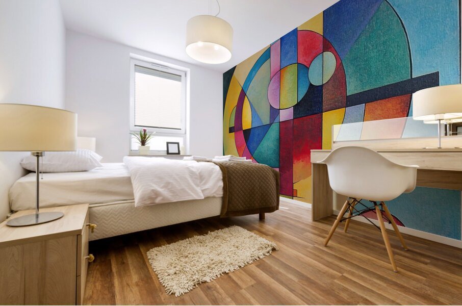 Circular Harmonies 9P3N2H 52 Mural print