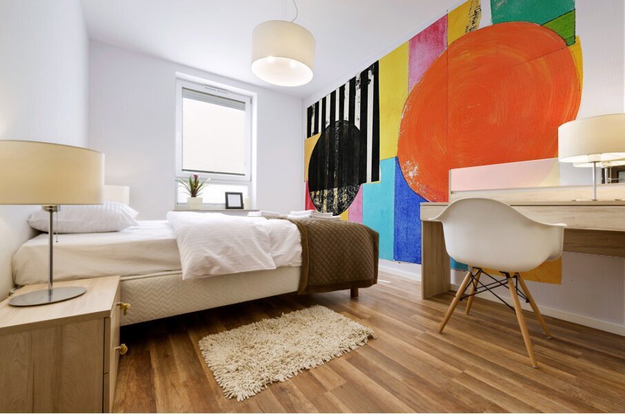 Circular Interplay 78HNP3 47 Mural print