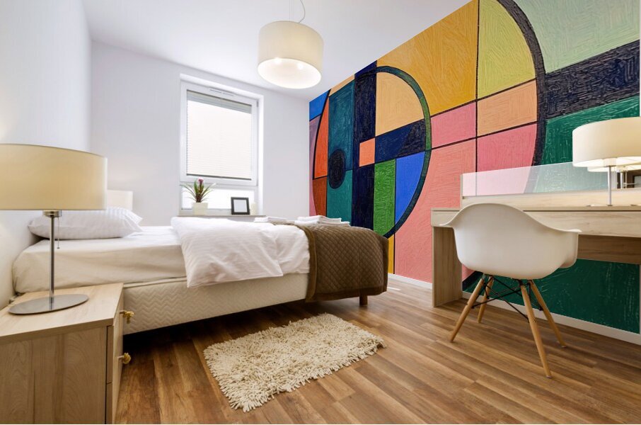 Circular Interplay 7HG492 63 Mural print