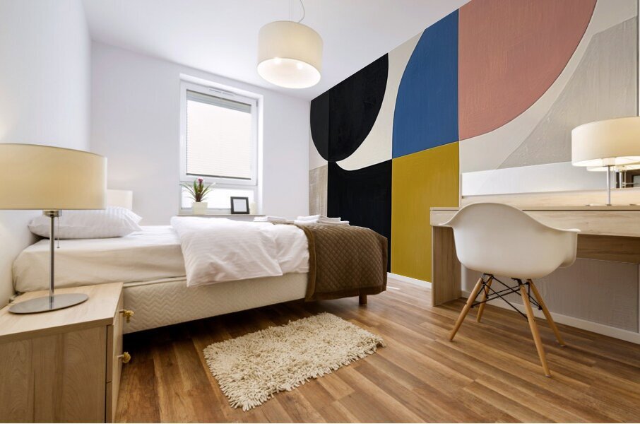 Circular Interplay 92DH3B 48 Mural print