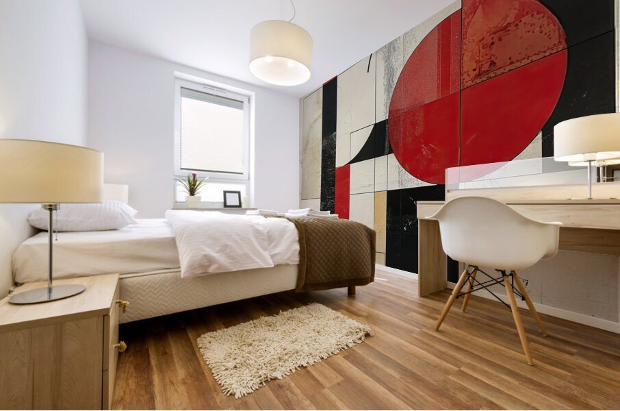 Circular Interplay K49D3Z 64 Mural print