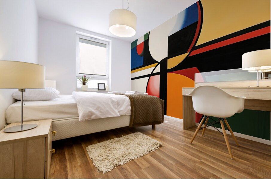 Circular Interplay Y92H5N 53 Mural print