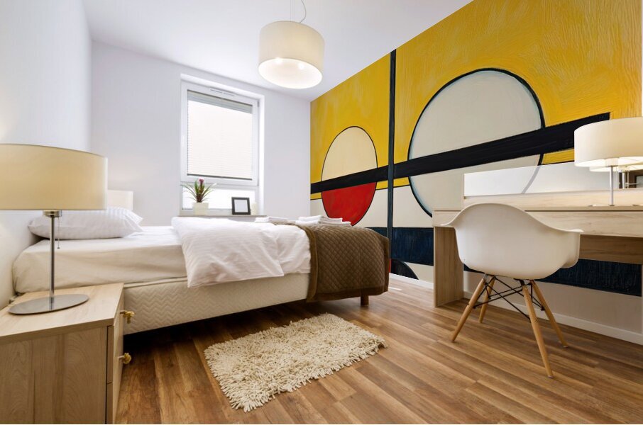 Circular Interplay Y8H9P2 64 Mural print