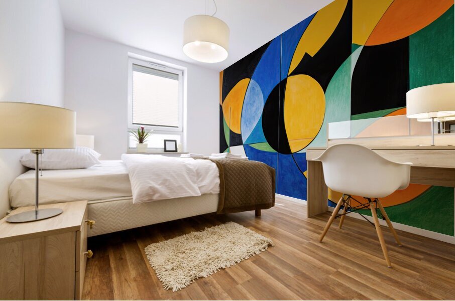 Circular Interplay Y59H2N 55 Mural print