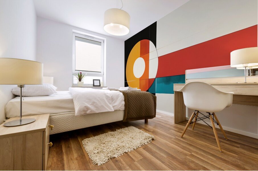 Circular Intersections 78HNPZ 61 Mural print